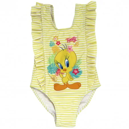 Looney Tunes Βρεφικό Μαγιό ολόσωμο (EV0241 yellow) - Βρεφικά μαγιό
