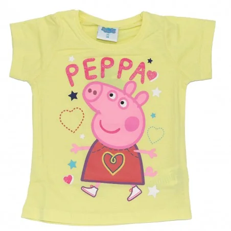 Peppa Pig Κοντομάνικο Μπλουζάκι Για Κορίτσια (PP 52 02 860KOM yellow) - Κοντομάνικα μπλουζάκια