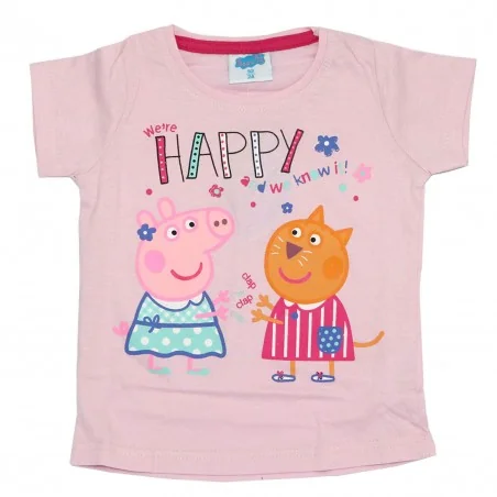 Peppa Pig Κοντομάνικο Μπλουζάκι Για Κορίτσια (PP 52 02 875KOM pink) - Κοντομάνικα μπλουζάκια