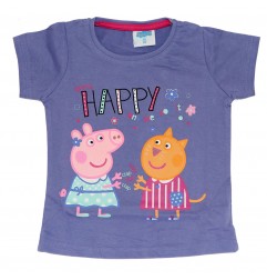 Peppa Pig Κοντομάνικο Μπλουζάκι Για Κορίτσια (PP 52 02 875KOM purple) - Κοντομάνικα μπλουζάκια