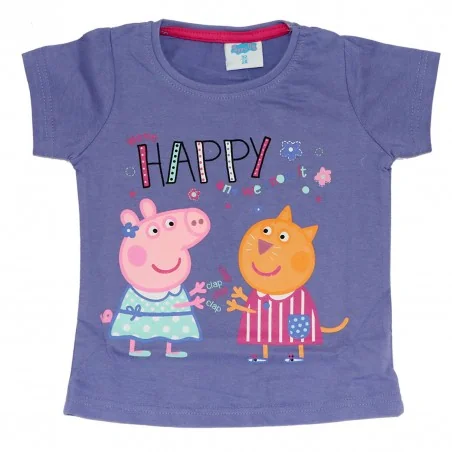 Peppa Pig Κοντομάνικο Μπλουζάκι Για Κορίτσια (PP 52 02 875KOM purple) - Κοντομάνικα μπλουζάκια