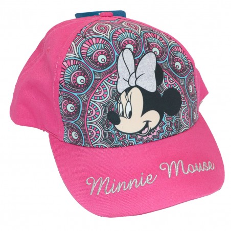Disney Minnie Mouse παιδικό Καπέλο Τζόκευ (DIS MF 52 39 9534 pink) - Καπέλα - Τζόκευ (καλοκαιρινά)