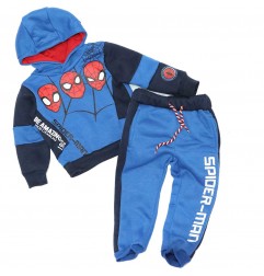 Marvel Spiderman Παιδικό Χειμωνιάτικο Σετ Φόρμας για αγόρια (HU1348 blue) - Φόρμες