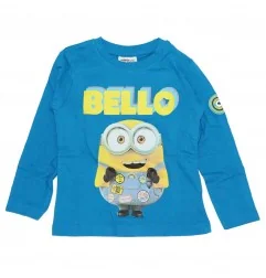 Minions Μακρυμάνικο μπλουζάκι για αγόρια ( MIN 52 02 743 blue) - Μπλουζάκια Μακρυμάνικα (μακό)