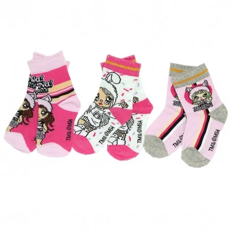 Na!Na!Na! Surprise παιδικές κάλτσες για κορίτσια σετ 3 (EV0665 pink)