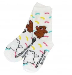 We Bare Bears Παιδικές Κάλτσες Για κορίτσια (WBB 52 34 684 white) - Κάλτσες κανονικές κορίτσι