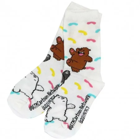 We Bare Bears Παιδικές Κάλτσες Για κορίτσια (WBB 52 34 684 white) - Κάλτσες κανονικές κορίτσι