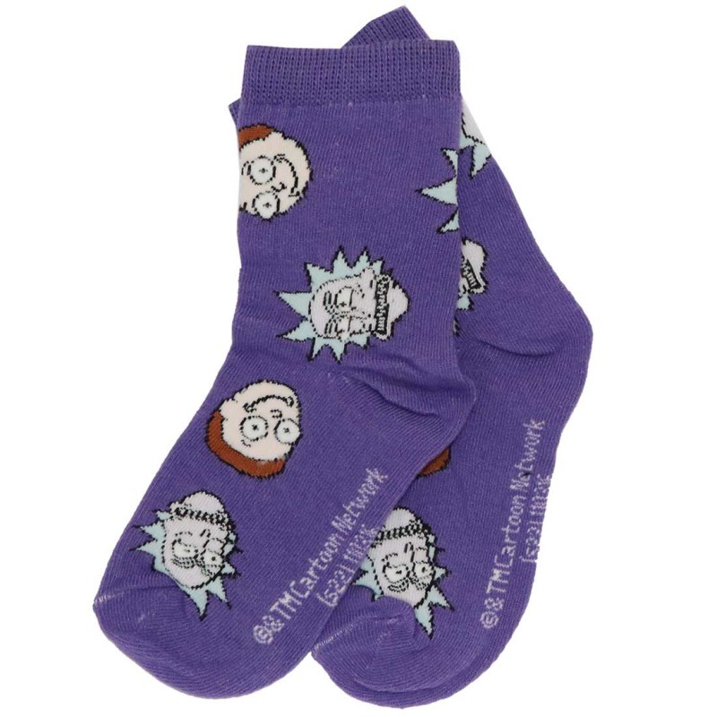 Rick and Morty Παιδικές Κάλτσες Για αγόρια (RIM 52 34 011 purple)