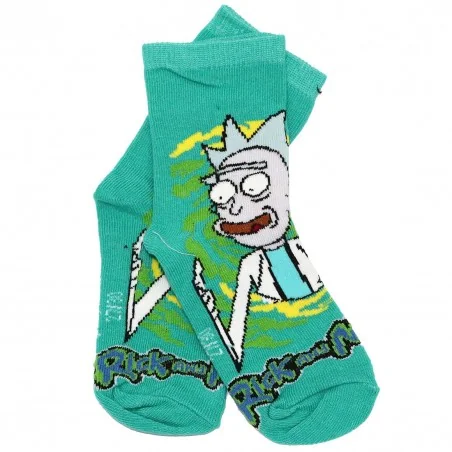 Rick and Morty Παιδικές Κάλτσες Για αγόρια (RIM 52 34 011 green)