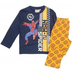Marvel Spiderman Βαμβακερή Πιτζάμα Για Αγόρια (VH2056 navy) - Χειμωνιάτικες / εποχιακές πιτζάμες