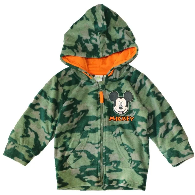 Disney Baby Mickey Mouse: Βρεφική Ζακέτα Fleece με Κουκούλα & Σχέδιο Παραλλαγής (PH0055) Disney Baby Mickey Mouse: Βρεφική Ζακέτα Fleece με Κουκούλα & Σχέδιο Παραλλαγής (PH0055)
