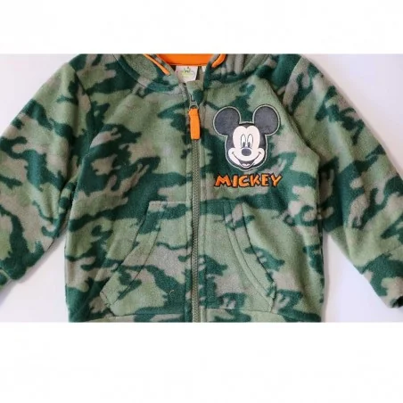Disney Baby Mickey Mouse: Βρεφική Ζακέτα Fleece με Κουκούλα & Σχέδιο Παραλλαγής (PH0055) Disney Baby Mickey Mouse: Βρεφική Ζακέτα Fleece με Κουκούλα & Σχέδιο Παραλλαγής (PH0055)