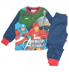 Marvel Avengers Βαμβακερή πιτζάμα για αγόρια (VH2093 navy) - Χειμωνιάτικες / εποχιακές πιτζάμες