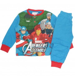 Marvel Avengers Βαμβακερή πιτζάμα για αγόρια (VH2093 blue) - Χειμωνιάτικες / εποχιακές πιτζάμες