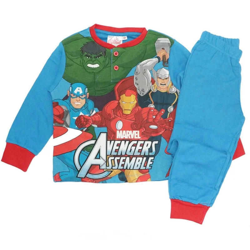 Marvel Avengers Βαμβακερή πιτζάμα για αγόρια (VH2093 blue) Marvel Avengers Βαμβακερή πιτζάμα για αγόρια (VH2093 blue)