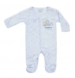 Βρεφικό Φορμάκι Coral Fleece Disney Mickey Mouse "Sleepy Little Star" – Γαλάζιο (RH0323) - Φορμάκια χειμωνιάτικα (βελουτέ, fl...