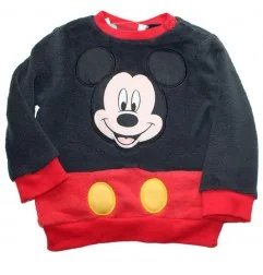 Disney Baby Mickey Mouse βρεφική μπλούζα Fleece Coral (HQ0082Navy) - Ζακέτες - Μπλούζες φούτερ