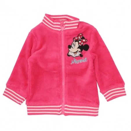 Βρεφική Ζακέτα Fleece Coral Disney Minnie Mouse - Φούξια (CTL01638B) - Ζακέτες - Μπλούζες φούτερ