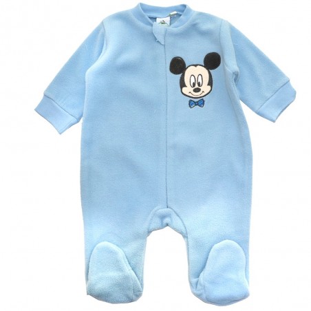 Disney Baby Mickey Mouse Βρεφικό Φορμάκι Fleece (HQ0107) - Φορμάκια χειμωνιάτικα (βελουτέ, fleece)