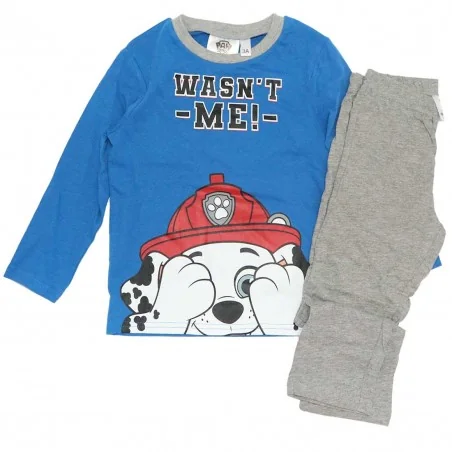 Paw Patrol Βαμβακερή πιτζάμα για αγόρια (VH2012 blue) - Χειμωνιάτικες / εποχιακές πιτζάμες