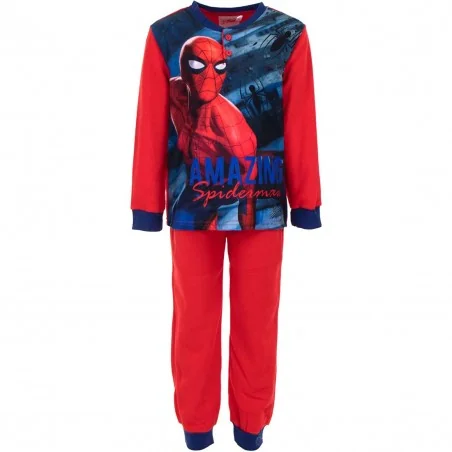 Marvel Spiderman Πιτζάμα Για Αγόρια Fleece (HU7373.I06RED) - Χειμωνιάτικες / εποχιακές πιτζάμες