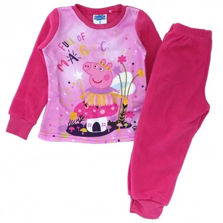 Peppa Pig Fleece πιτζάμα για κορίτσια ( PP 52 04 883 POLAR Fux) - Χειμωνιάτικες / εποχιακές πιτζάμες