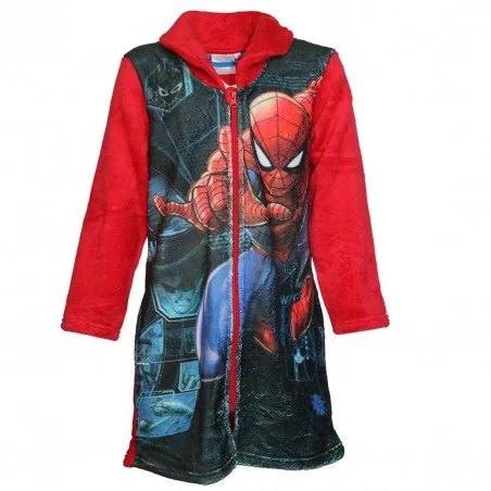 Marvel Spiderman Παιδική Ρόμπα με φερμουάρ Fleece coral (HS2055) Marvel Spiderman Παιδική Ρόμπα με φερμουάρ Fleece coral (HS2055)