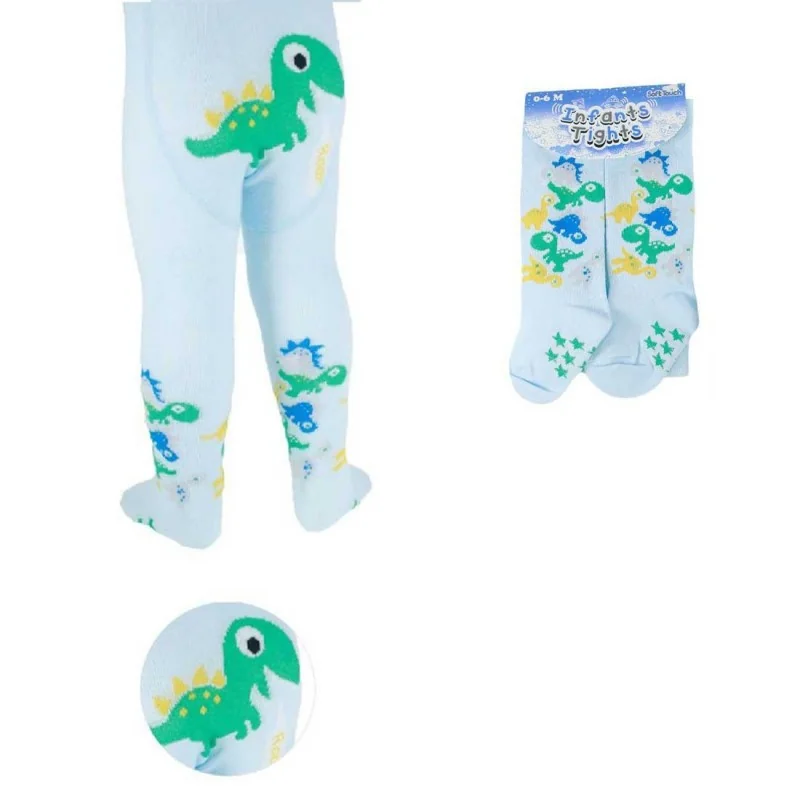 Βρεφικό Καλσόν Soft Touch "Dino-Friends" - Σιέλ με Πολύχρωμους Δεινοσαύρους & Αντιολισθητικό Πέλμα (T154G) Βρεφικό Καλσόν Soft Touch "Dino-Friends" - Σιέλ με Πολύχρωμους Δεινοσαύρους & Αντιολισθητικό Πέλμα (T154G)