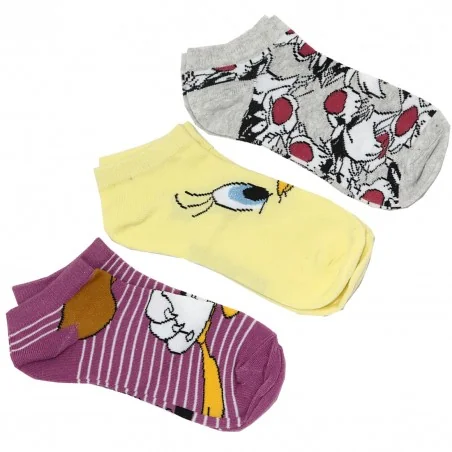 Looney Tunes κοντές Κάλτσες σετ 3 τμχ (VH3598) Looney Tunes κοντές Κάλτσες σετ 3 τμχ (VH3598)