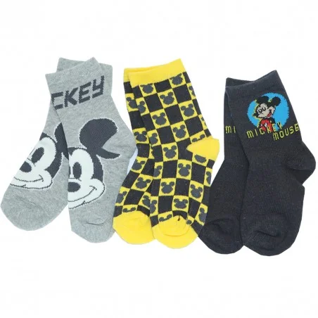 Disney Mickey Mouse Παιδικές Κάλτσες Για αγόρια σετ 3 ζευγάρια (VH0629 grey) Disney Mickey Mouse Παιδικές Κάλτσες Για αγόρια σετ 3 ζευγάρια (VH0629 grey)