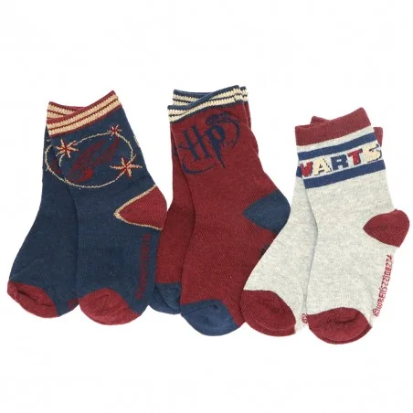 Harry Potter παιδικές κάλτσες για κορίτσια σετ 3 (VH0602 navy) Harry Potter παιδικές κάλτσες για κορίτσια σετ 3 (VH0602 navy)
