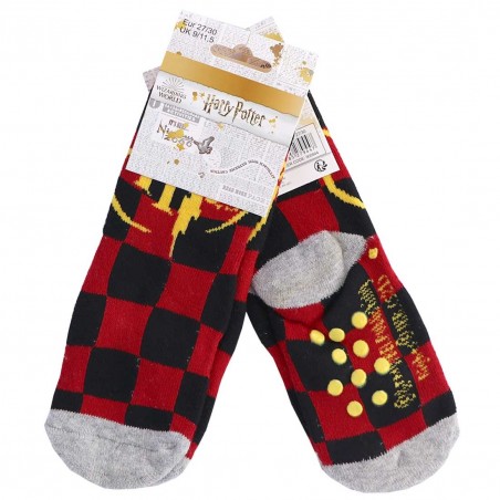 Harry Potter Παιδικές Αντιολισθητικές Κάλτσες πετσετέ (HU0649BLACK) - Κάλτσες χειμωνιάτικες - αντιολισθητικές αγόρι
