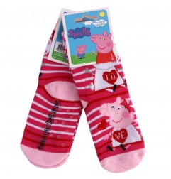 Peppa Pig Παιδικές Αντιολισθητικές Κάλτσες πετσετέ (HU0639Fux) - Κάλτσες χειμωνιάτικες - αντιολισθητικές κορίτσι