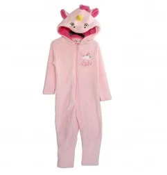 Minions ολόσωμη πιτζάμα fleece coral για κορίτσια (RH2240) - Ολόσωμες Πιτζάμες