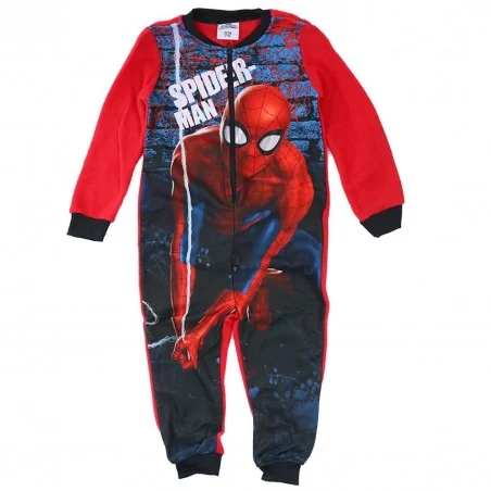 Marvel Spiderman ολόσωμη πιτζάμα fleece για αγόρια (SP S 52 04 1329 POLAR) - Ολόσωμες Πιτζάμες