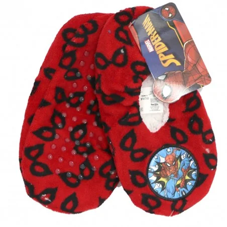 Marvel Spiderman Παιδικά παντοφλάκια αντιολισθητικά (TH0629Red) - Παντοφλάκια Χειμωνιάτικα αγόρι