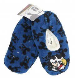 Disney Mickey Mouse Παιδικά παντοφλάκια αντιολισθητικά (TH0642 BLUE) - Παντοφλάκια Χειμωνιάτικα αγόρι