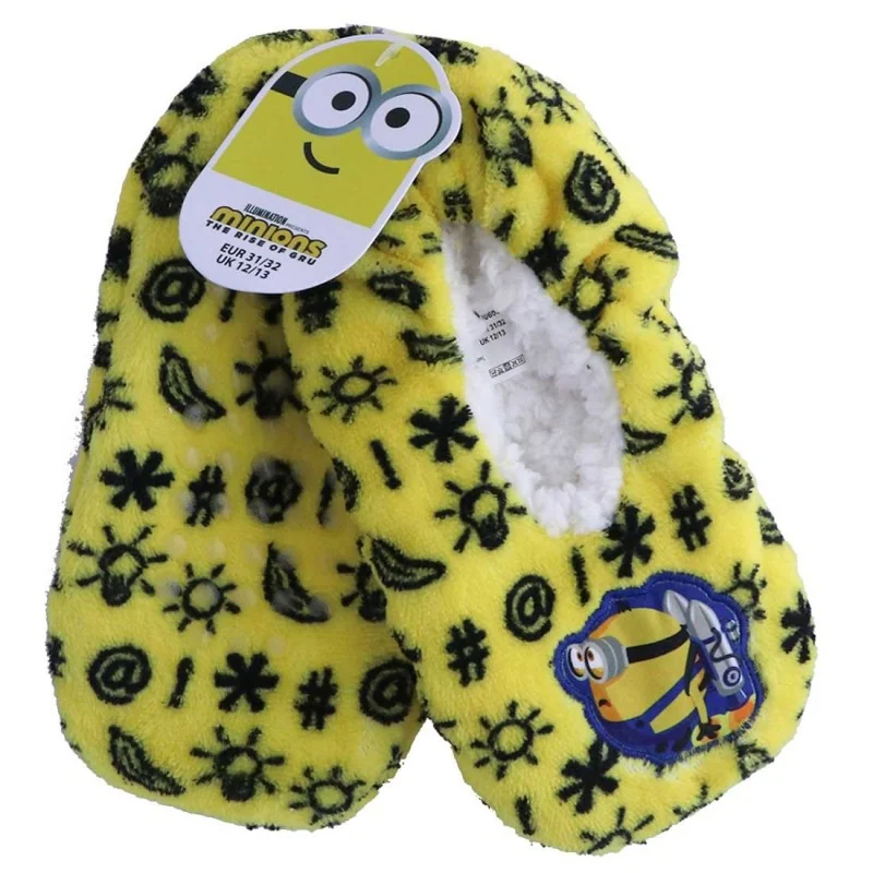 Minions Παιδικά παντοφλάκια αντιολισθητικά (HU0603 Yellow) Minions Παιδικά παντοφλάκια αντιολισθητικά (HU0603 Yellow)