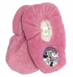 Disney Minnie Mouse Παιδικά παντοφλάκια αντιολισθητικά (TH0603Pink) - Παντοφλάκια Χειμωνιάτικα κορίτσι