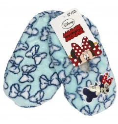 Disney Minnie Mouse Παιδικά παντοφλάκια αντιολισθητικά (TH0715 BLUE) - Παντοφλάκια Χειμωνιάτικα κορίτσι