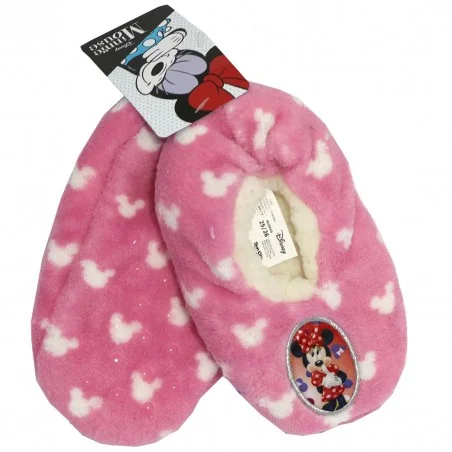 Disney Minnie Mouse Παιδικά παντοφλάκια αντιολισθητικά (TH0645Pink) - Παντοφλάκια Χειμωνιάτικα κορίτσι
