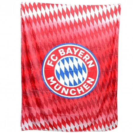 F.C. Bayern Munchen Κουβέρτα Fleece Coral διάσταση 130Χ170εκ (BMFC211001-KOC) - Κουβέρτες