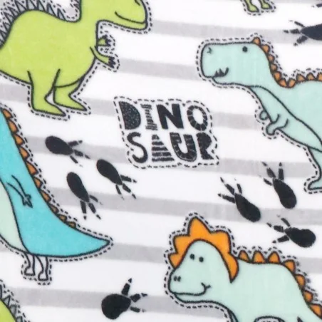 Dinosaur Κουβέρτα Fleece Coral130x170εκ (ROT214065)