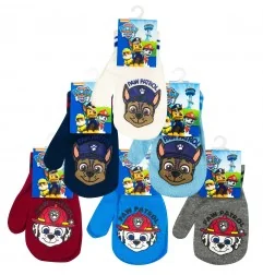Βρεφικά Χειμωνιάτικα Πλεκτά Γάντια Paw Patrol "Chase" - 13εκ. (1 Ζευγάρι) (HQ4110) - Σκούφοι/ Καπέλα