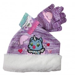Hatchimals Χειμωνιάτικο Σετ Σκουφάκι, Γάντια για κορίτσια (RH4472) - Σκούφοι-Γάντια -Κασκόλ