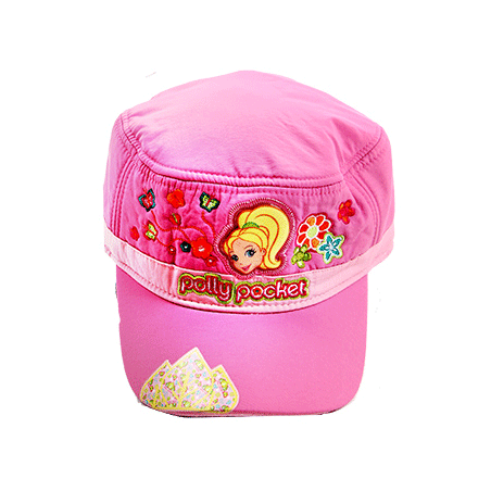 Παιδικό χειμωνιάτικο καπέλο με γείσο Polly Pocket (951-516 pink) - Σκούφοι-Γάντια -Κασκόλ