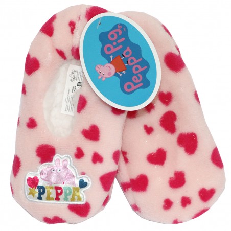 Peppa Pig Παιδικά παντοφλάκια αντιολισθητικά (VH0663 pink) - Παντοφλάκια Χειμωνιάτικα κορίτσι