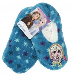 Disney Frozen Παιδικά παντοφλάκια αντιολισθητικά (VH0609 blue) - Παντοφλάκια Χειμωνιάτικα κορίτσι