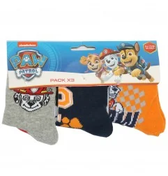 Paw Patrol παιδικές κάλτσες σετ 3 ζευγάρια (VH0631 navy) - Κάλτσες κανονικές αγόρι