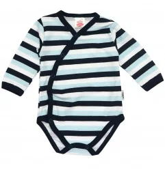 Βρεφικό Μακρυμάνικο Ζιπουνάκι Makoma "Stripes Type G" - Τύπου Φάκελος από 100% Βαμβάκι (0327G) - Μακρυμάνικα ζιπουνάκια φάκελος